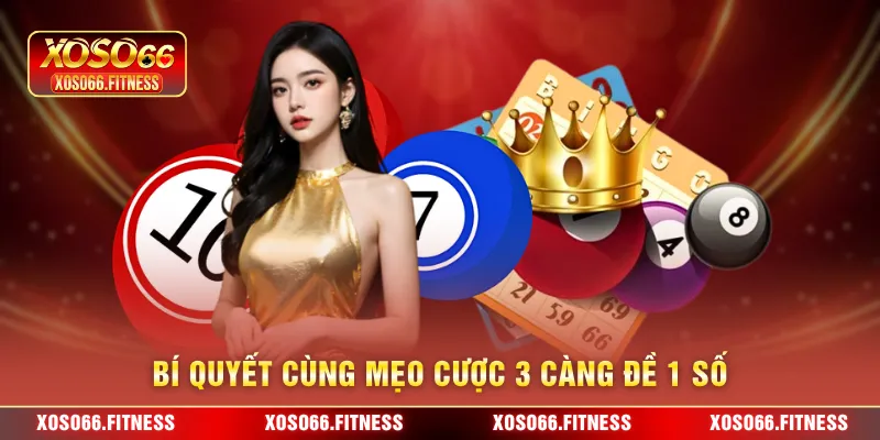 Bí quyết cùng mẹo cược 3 càng đề 1 số