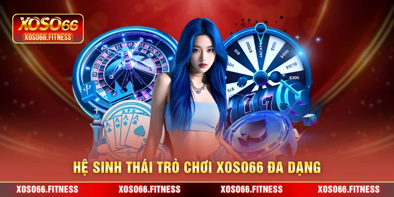 Hệ sinh thái trò chơi XOSO66 đa dạng