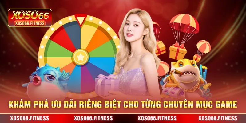 Khám phá ưu đãi riêng biệt cho từng chuyên mục game