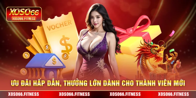 Ưu đãi hấp dẫn, thưởng lớn dành cho thành viên mới